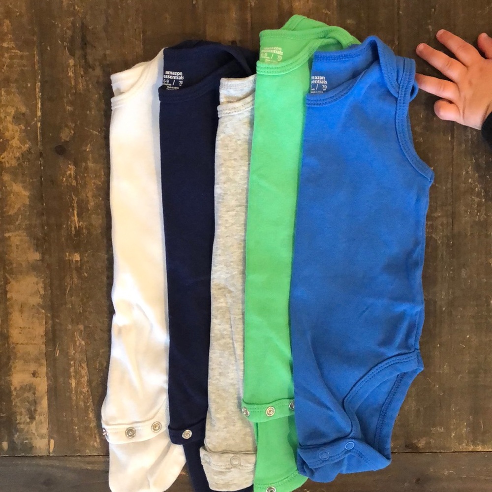 Sleeveless Cotton Onesies